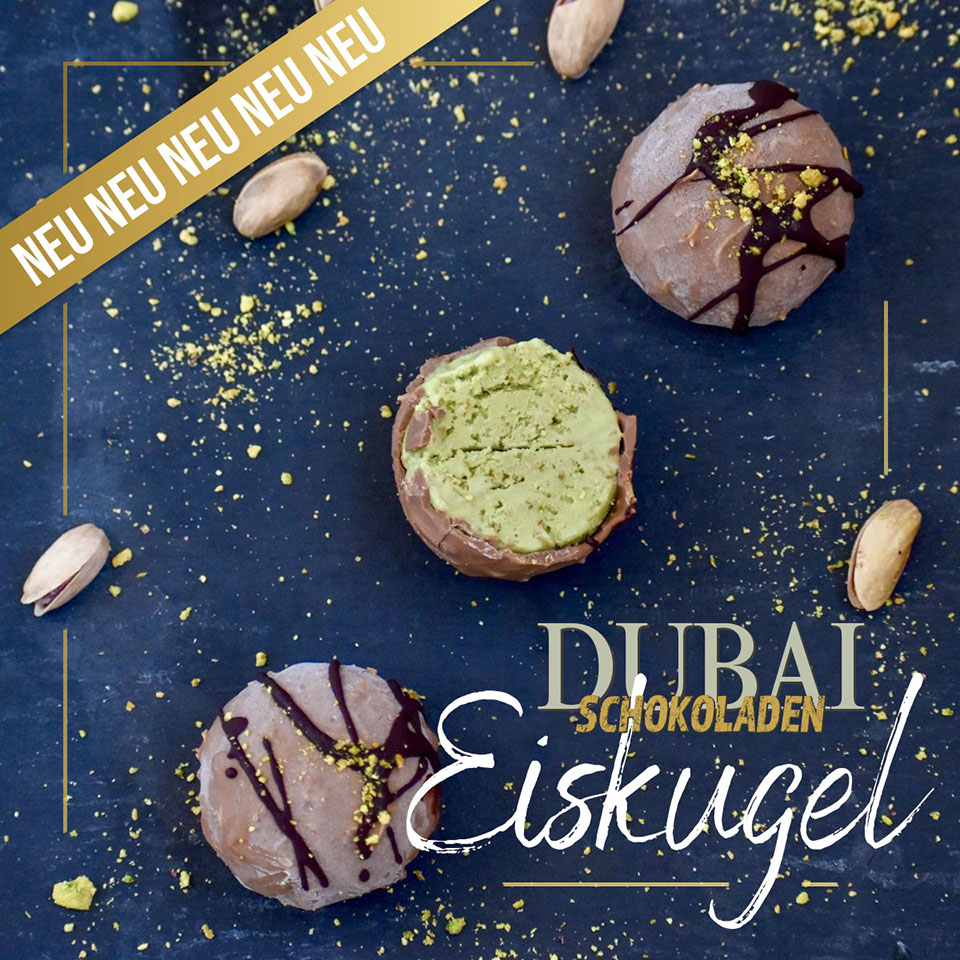 Dubai Schokoladen Eiskugeln
